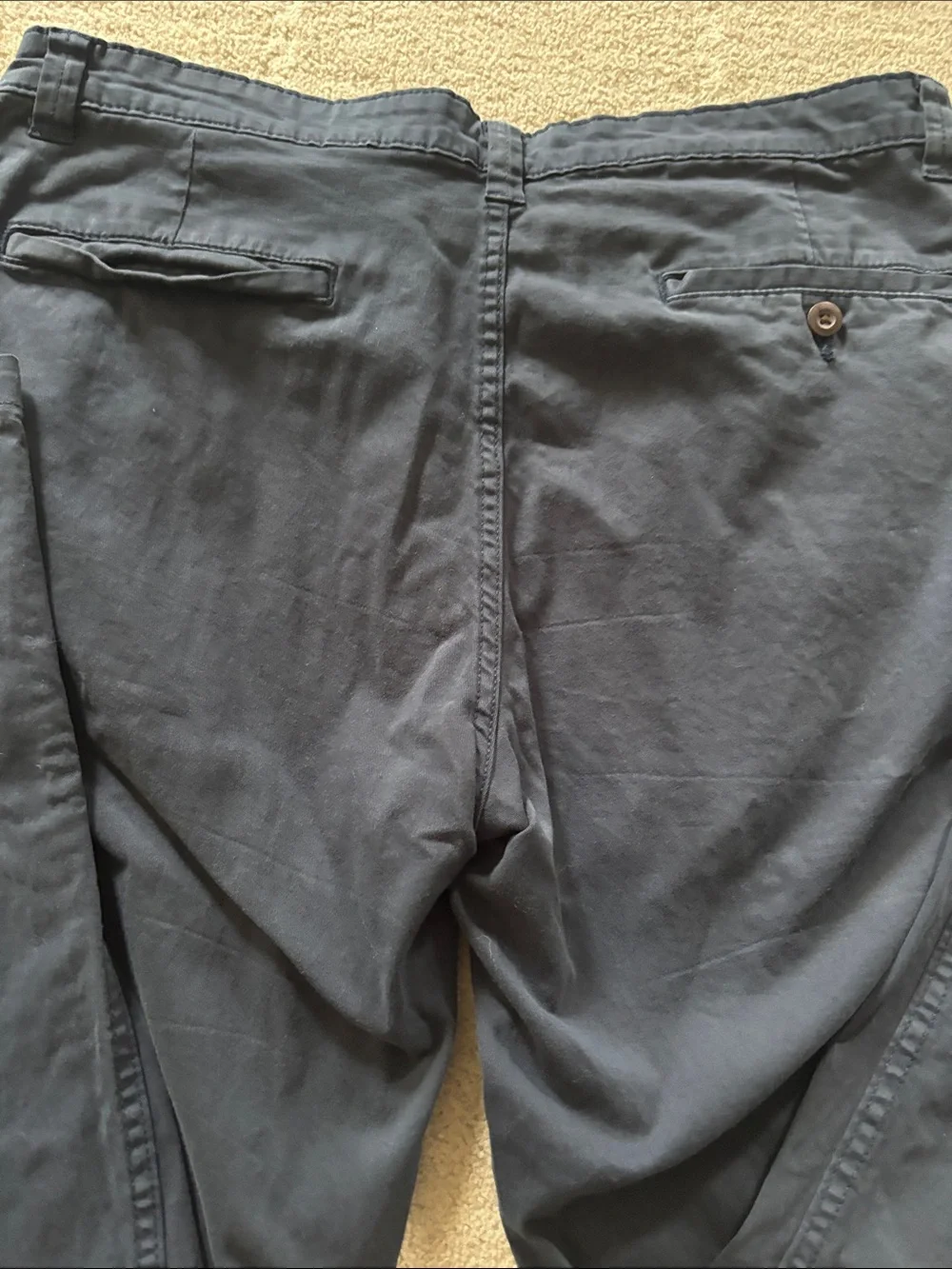 George Men's Dark Navy Chinos